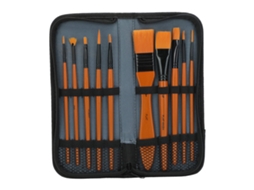 10 Piezas Kit De Escovas Para Limpeza De Relógios Ergonomicamente Projetado Escova De Alto Desempenho Conjunto Para Reparação Laranja