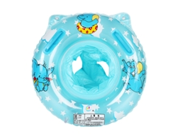 Lurelia Boia De Bebé Com Assento, Com Pegas, Material Reforçado, Pvc, Azul