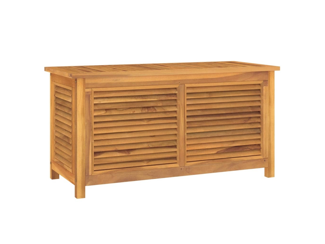 Garden Storage Box, Garden Storage Boxes Vidaxl Marrom Teca (114 X 50 X 58 Cm)