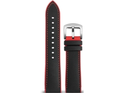 Pulseira de nylon de 22 mm com fivela de aço inoxidável resistente e leve S/MARCA