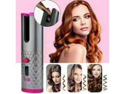 Modelador De Cabelo Automático Sem Fio Com Temperatura Ajustável E Visor Lcd Lia20386