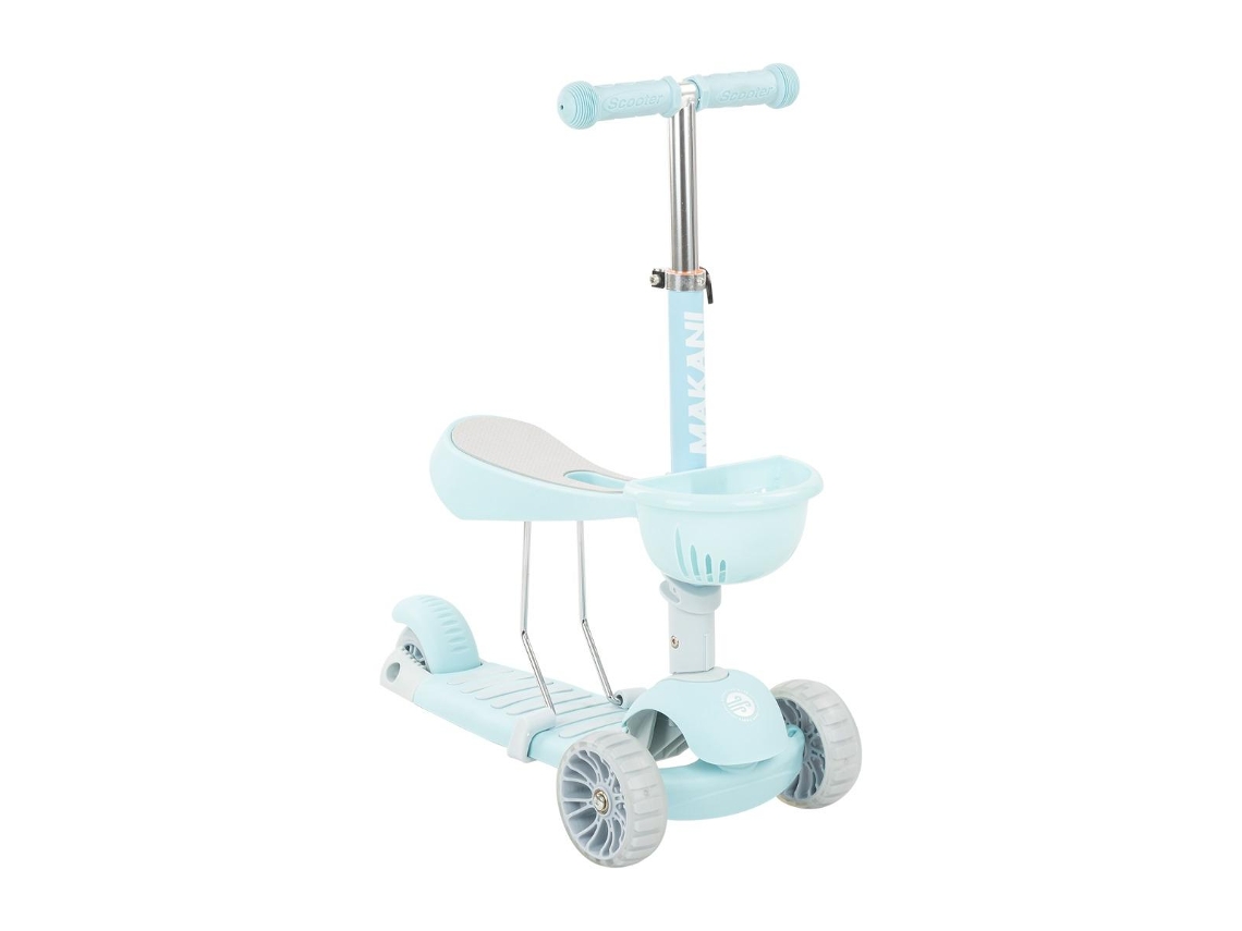Trotinete Makani Scooter BonBon 3 em 1 Azul