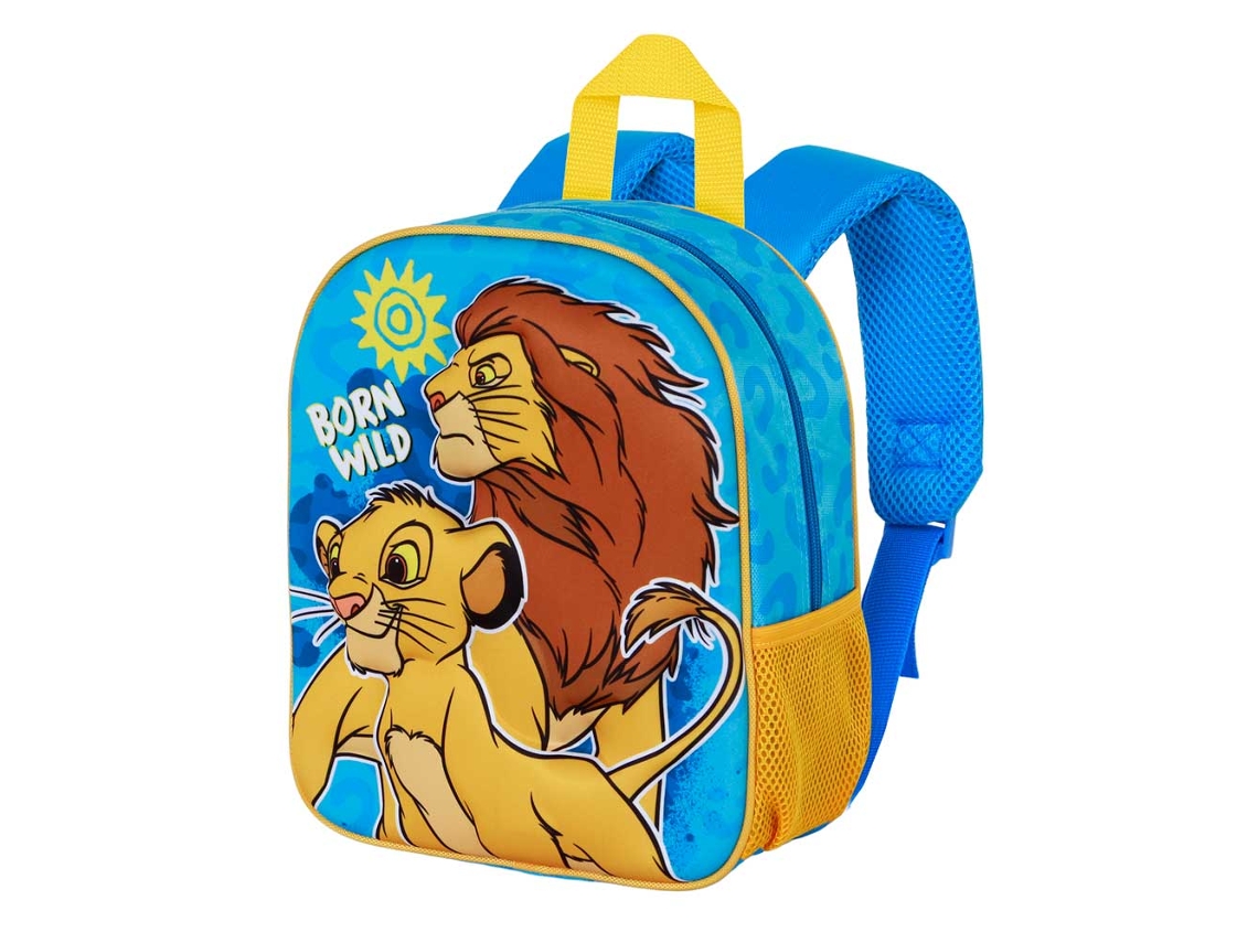Disney O Rei Leão Wild Mochila 3d Elite, Azul Karactermania