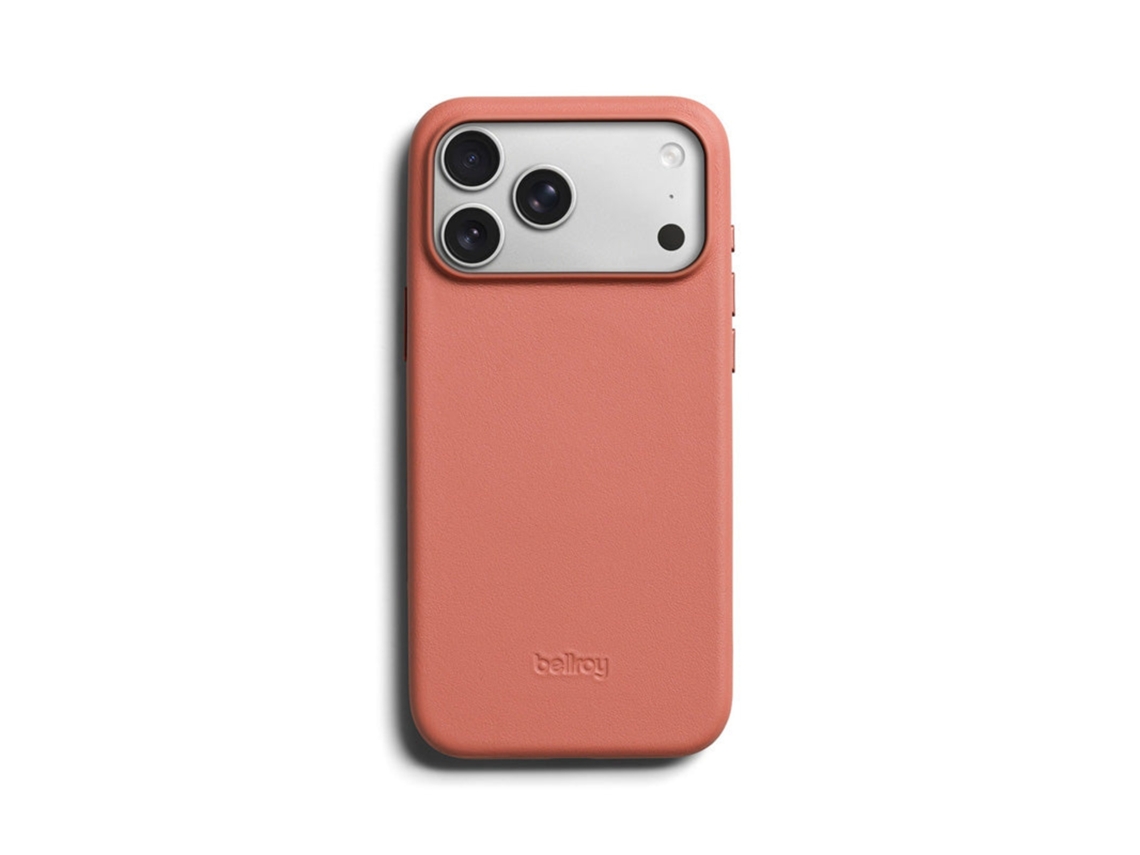 Capa Magsafe Para Iphone 18 Pro Max / Iphone 17 Pro Max Em Pele Leather