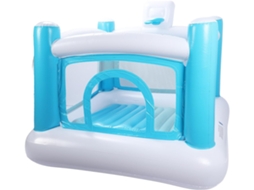 Casinha Inflável em Pvc Grosso para Crianças 170 Cm X 170 Cm X 140 Cm. Castelo com Tapete Removível. SFUSHOS