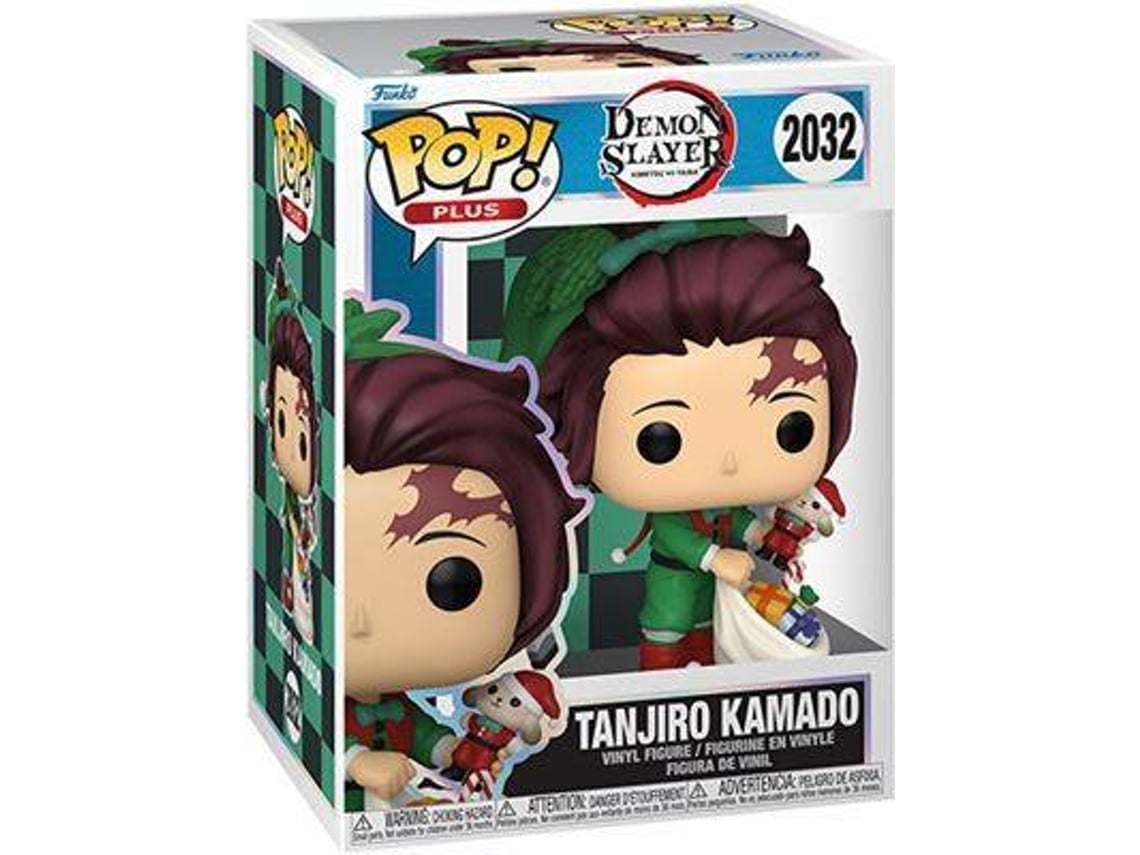 Figura FUNKO Pop! Plus: Demon Slayer Kimetsu no Yaiba: Tanjiro Kamado - Holiday (Outlet Caixa Aberta - Possível Chase)