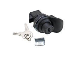 Fechadura Para Porta De Armário Com Interruptor, Fecho De Pressão Plástico, Botão De Pressão, Trava De Came Plástico, 1 Unidade