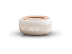 Calentador De Tetera Cerámica 2025, Base Blanca Para Tetera De Vidrio, 13.5*6cm, Ideal Para Tés Y Café