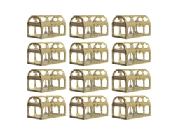 Caixa De Doces Para Casamento, 12 Unidades, Design De Baú Do Tesouro, Caixa De Presente, Decoração De Caixa De Doces Aquaforge