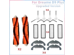For D9 Plus Robot Vacuum Replacement Parts Accessories Main Side Brush Hepa Filter Mop Cloth Rag