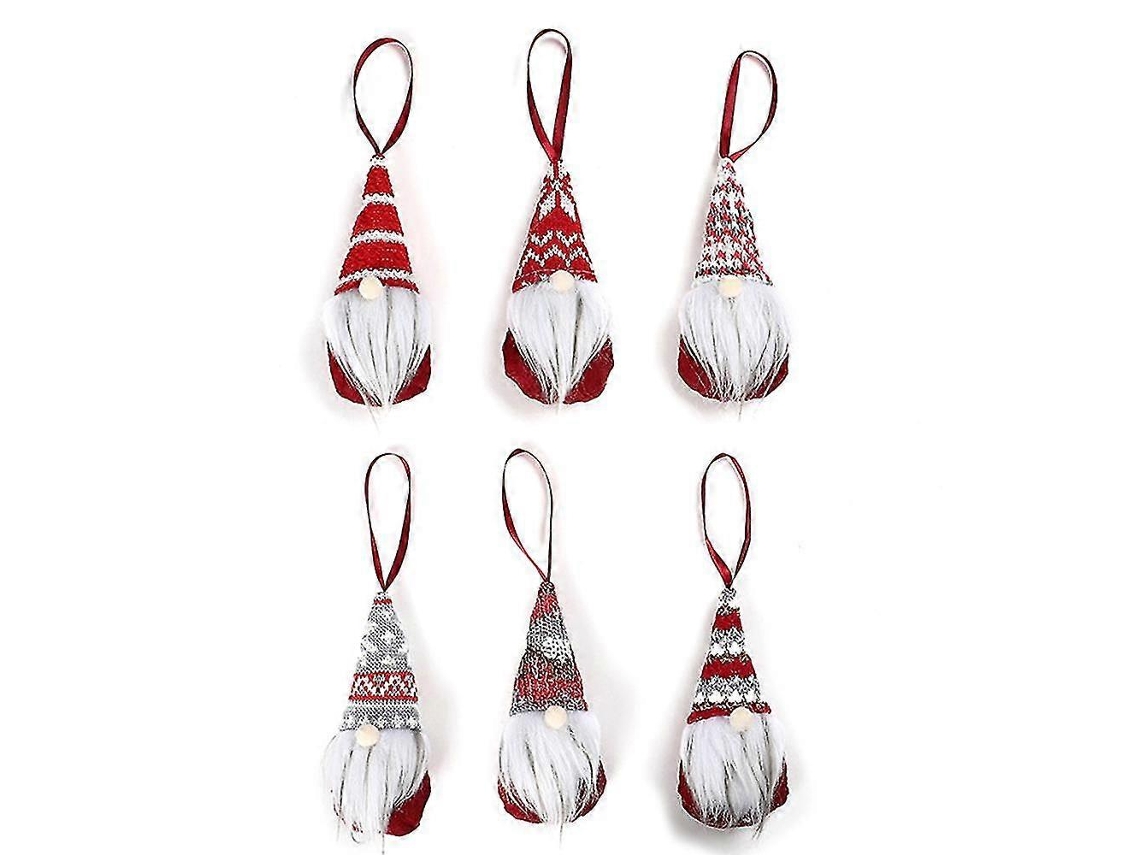 Enfeites De Árvore De Natal, Decorações De Natal, Papai Noel E Elfo Para Pendurar Em Casa-aquaforge