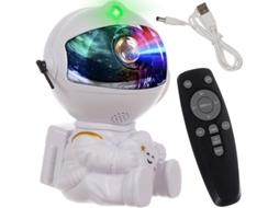 Luz Noturna Projetor De Estrelas Com Lâmpada Led Astronauta Aquaforge