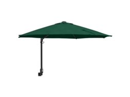 Maison Exclusive - Guarda-sol De Jardim 248 X 248 X 148 Cm Poliéster E Aço Verde