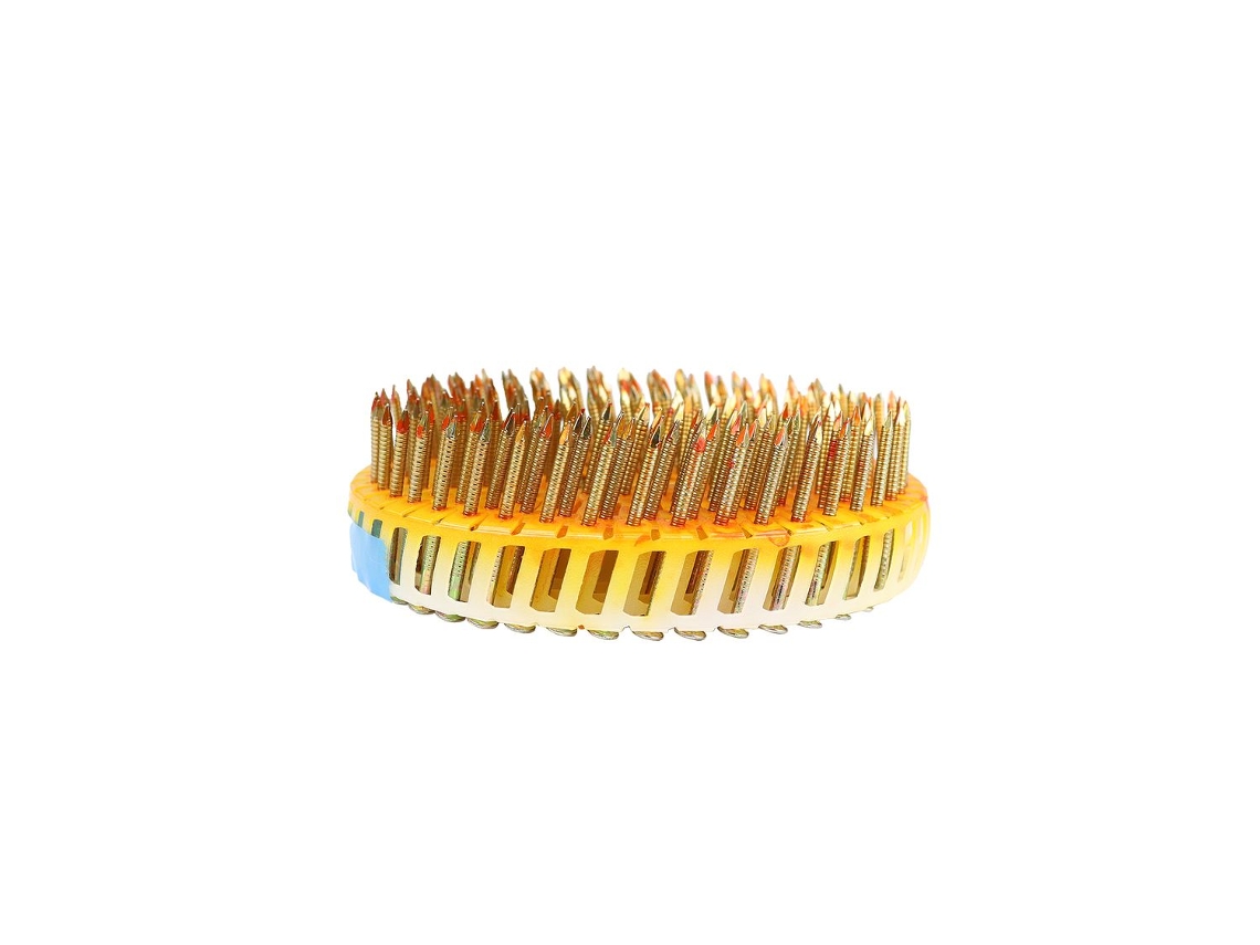 Pregos de Rolo com Cabeça Plana Galvanizados 2 3-2 5 X 35 Mm Rolo 200 Peças WOVAR