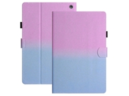 Capa de couro com costura gradiente Webake para tablet Amazon Kindle Fire HD10 / HD10 Plus (2021)