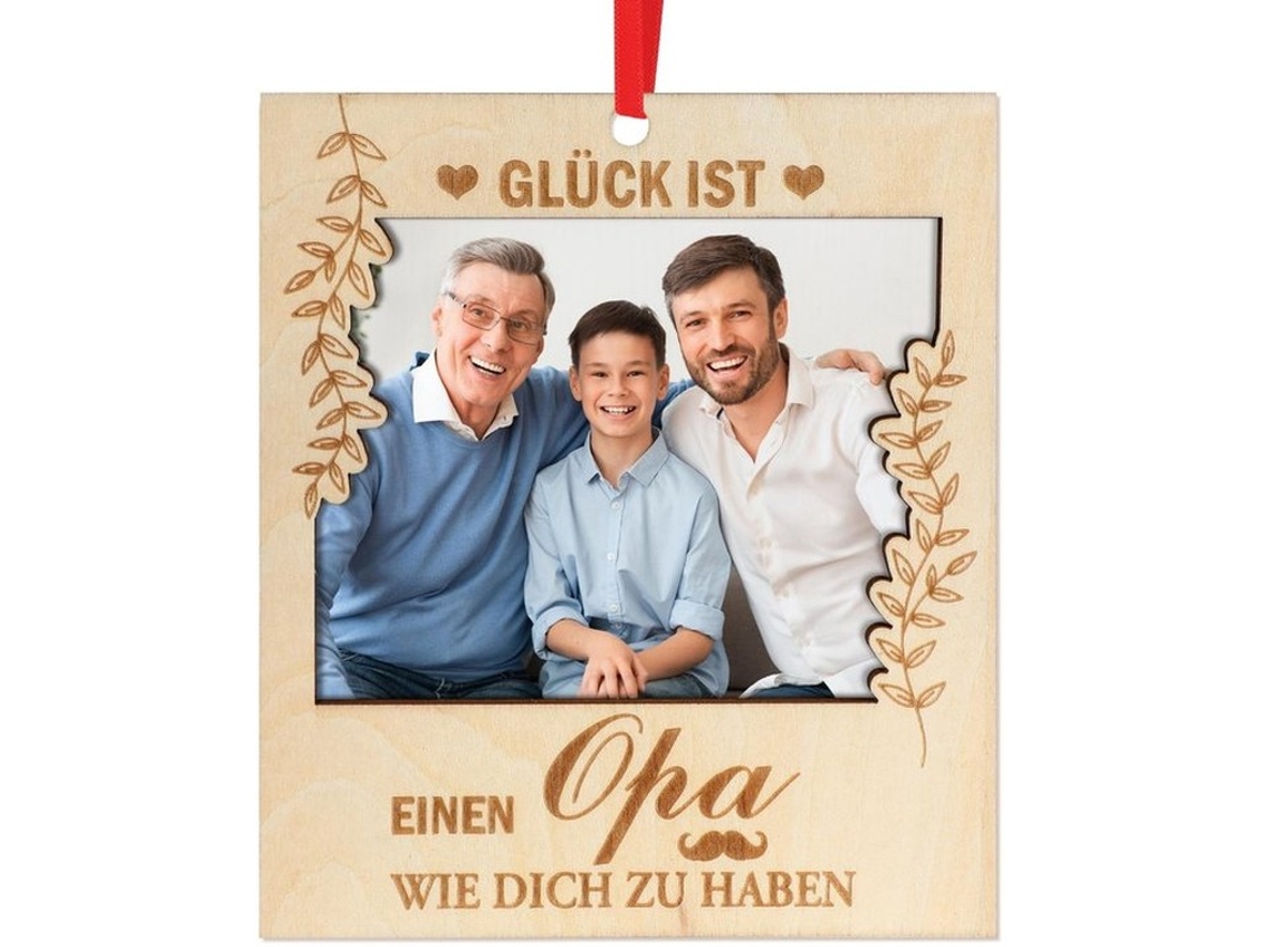 Fotolijsta - Gravura Para Avô - Presente De Aniversário - Regalo Personalizado - Decorativo - Desenho Único