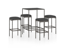 Garden Bar Set, Garden Bar Sets Vidaxl Cinzeto Rattan / Vime (n/a)