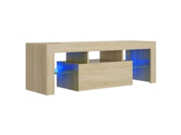 Tv Cabinet, Tv Cabinets Vidaxl Marrom Madeira Processada (n/a)