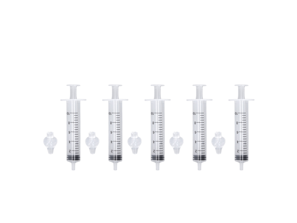 Mali 5pcs Irrigador Nasal de Seringa com Ponta de Silicone para Bebê 10ml Leve Seguro