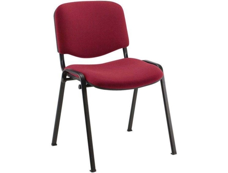 Cadeira de Visitante STAPLES Visi Bordô (Tecido)