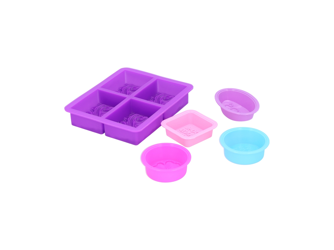 5 Peças De Molde De Silicone Para Bolo Multifuncional De Grau Alimentar Para Camping, Reuniões E Restaurante