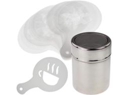 Espátula Para Chocolate Com Conjunto De 16 Moldes Café
