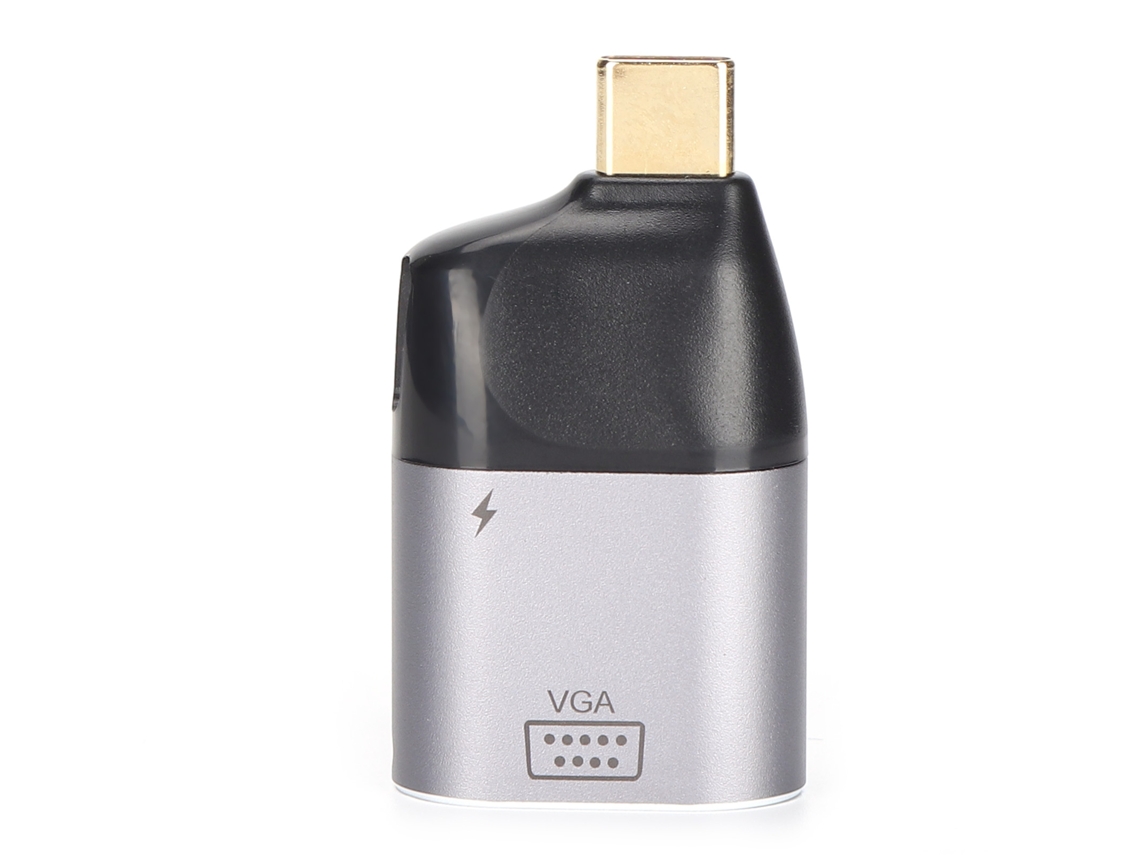 Adaptador Usb C Macho Para Vga Fêmea Portátil Compatível Com Windows Android Os X