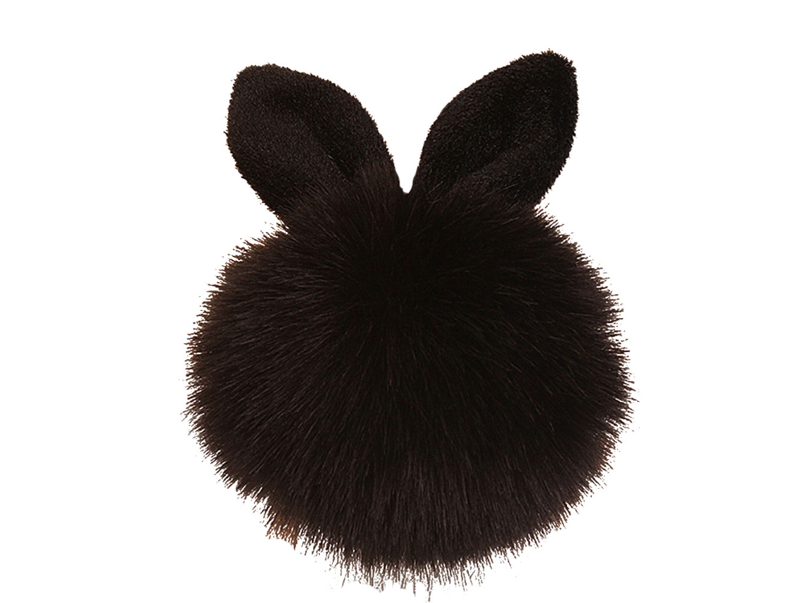 Chaveiro Pendente Pom Pom Orelhas De Coelho