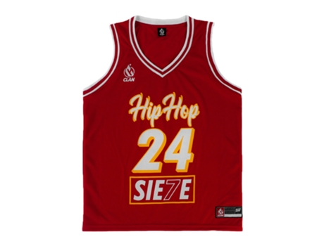 Red Hip Hop T -Shirt 24/7 Tiras