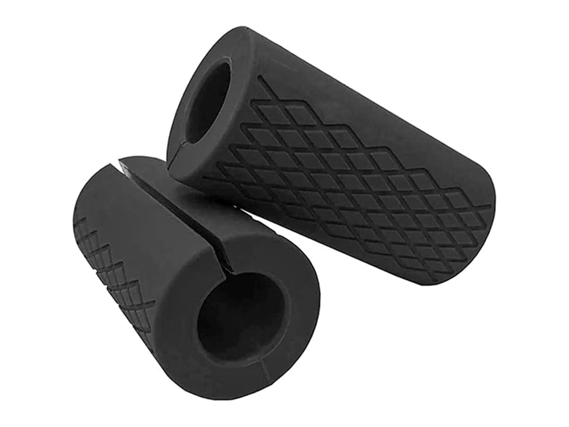 Pernas De Barra Grossa Para Levantamento De Pesos, Cabos De Academia Com Silicone Anti-derrame, 1 Par