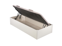 Sommier com Arrumação Lateral PIKOLIN Design - 90x190cm (36 Cm de Altura - Branco)