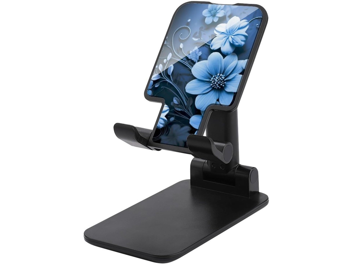 Suporte Dobrável E Ajustável Para Celular, Compatível Com Smartphones, Leitores Digitais E Tablets Estampa De Flores
