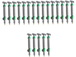 Conjunto De 4 Bicos De Pulverização Para Pulverizador Manual A Jato Com Almofadas De Proteção.