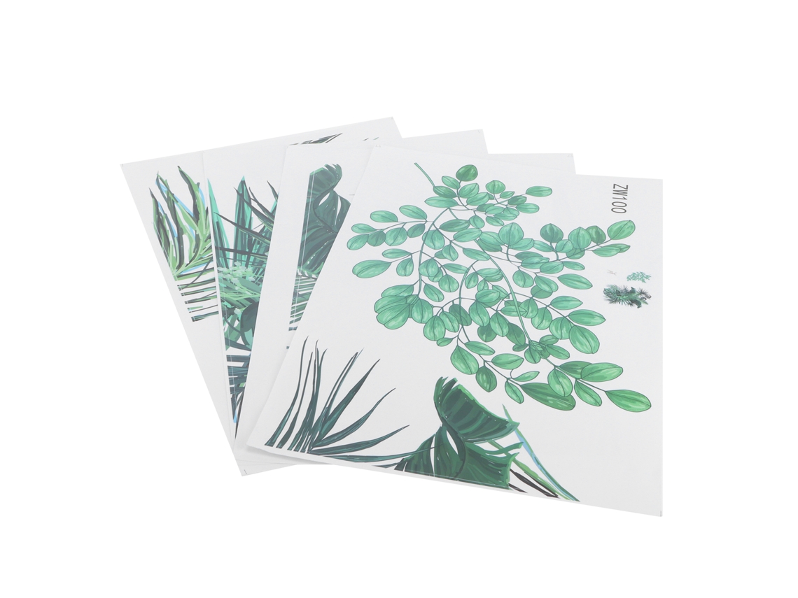Adesivos De Parede Autoadesivos Folha Verde Da Laxiscreed Para Uma Decoração Natural E Moderna