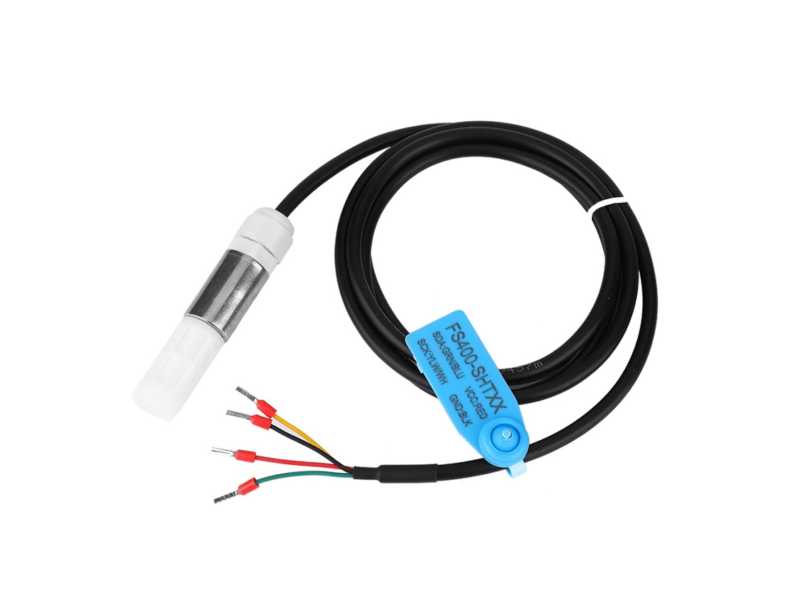 Sensor de Temperatura e Humedad Digital Fs400 sht1x com Caixa de Aço Inoxidável e Plástico com S/MARCA
