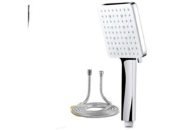 Chuveiro Com Design Ergonômico, Chuveiro Ergonômico Cromado Com Alta Pressão Para Cobertura Completa E Conversão Rápida De Seis Marchas