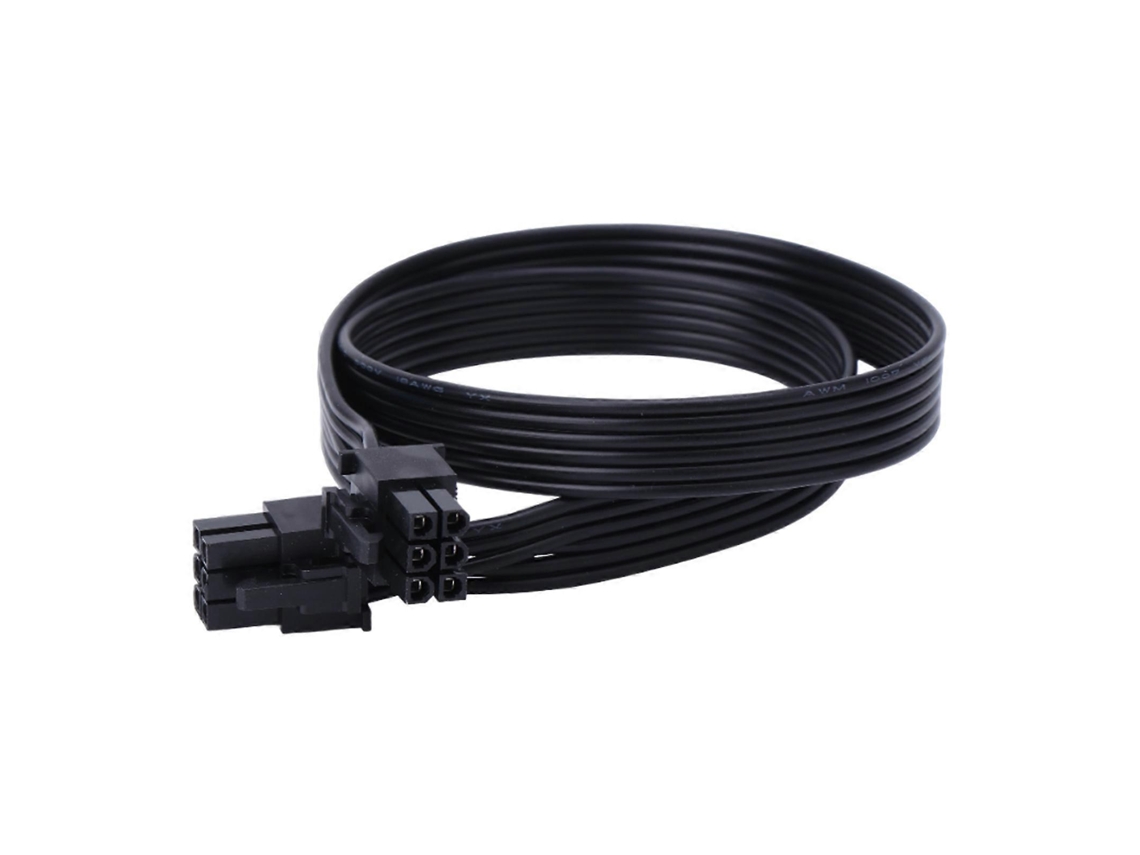 Lurelia Cabo Pcie Bilateral, Preto, 6pin, 18awg, Perfil Plano