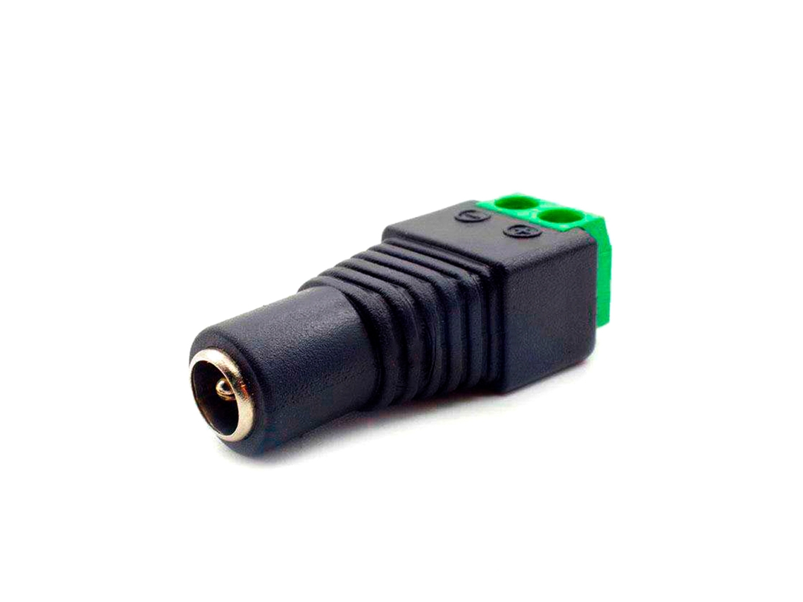 Conector DC fêmea