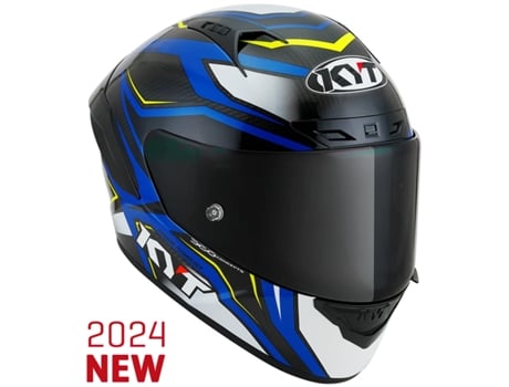 Capacete de Motociclista de Rosto Inteiro KYT Nz Race Carbon Stride