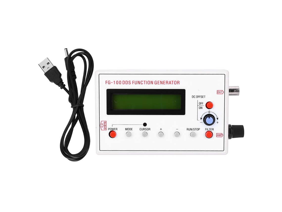 Gerador De Sinais Dds 1hz-500khz Módulo Fonte De Sinal Contador De Frequência