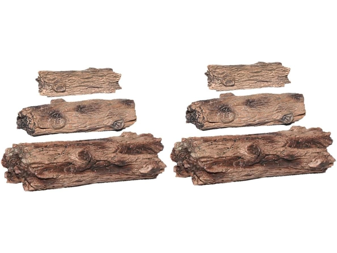 Conjunto Decoração De 6 Miniaturas Tocos