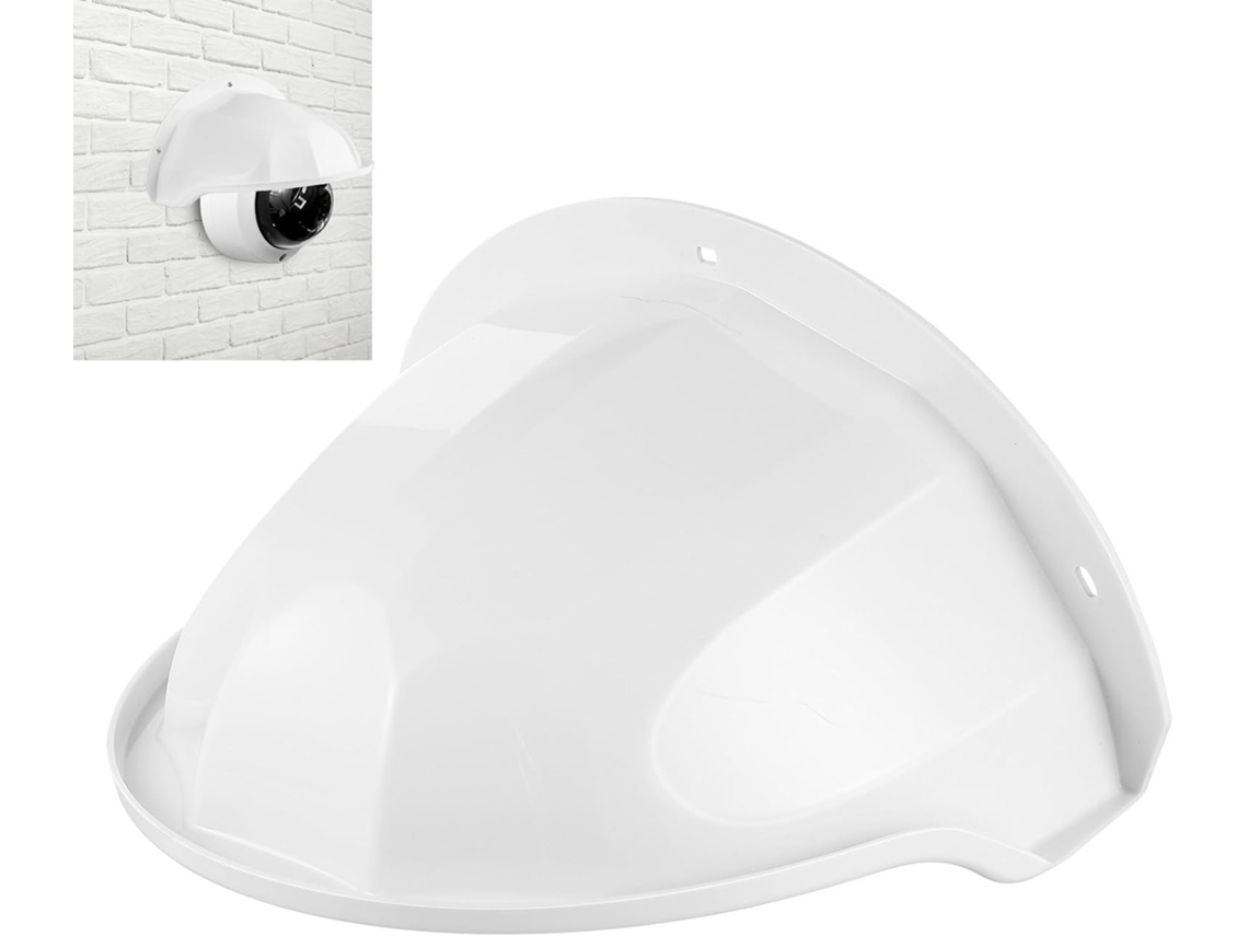 Capa Protetora Para Câmera Externa Iplusmile Em Abs Branco, Resistente À Chuva E A Arranhões, Com Design