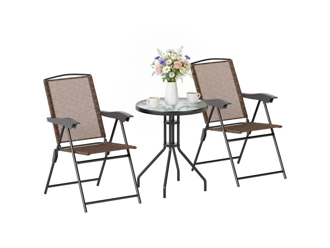 Conjunto, Em Vidro, Para Jardim
