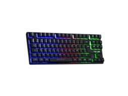 Teclado Gaming THE G-LAB KEYZ CAESIUM TKL WIRELESS Preto AZERTY