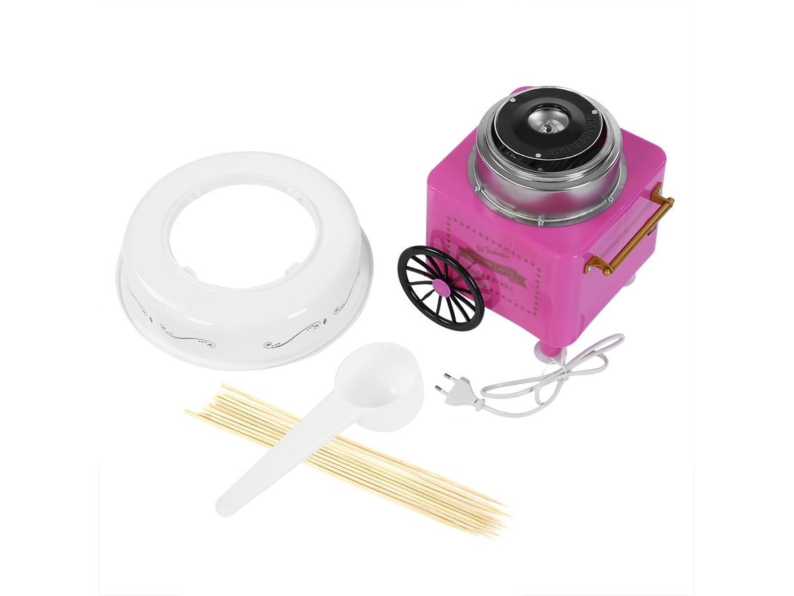 Laxiscreed Máquina De Algodão Doce Mini Retro Para Casa, 220v 450w Spinning Candy Maker