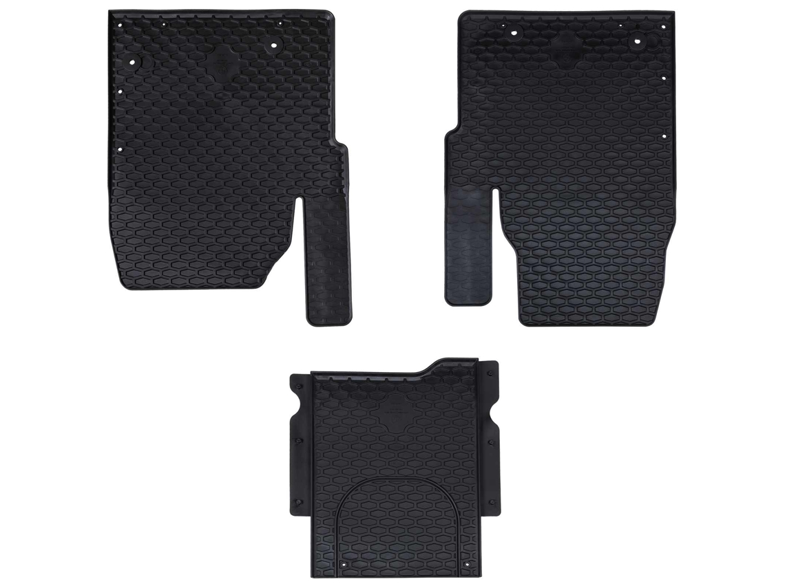 Vidaxl Tapete de Carro 3 Pcs Preto Compatível com Transit Custom 2023