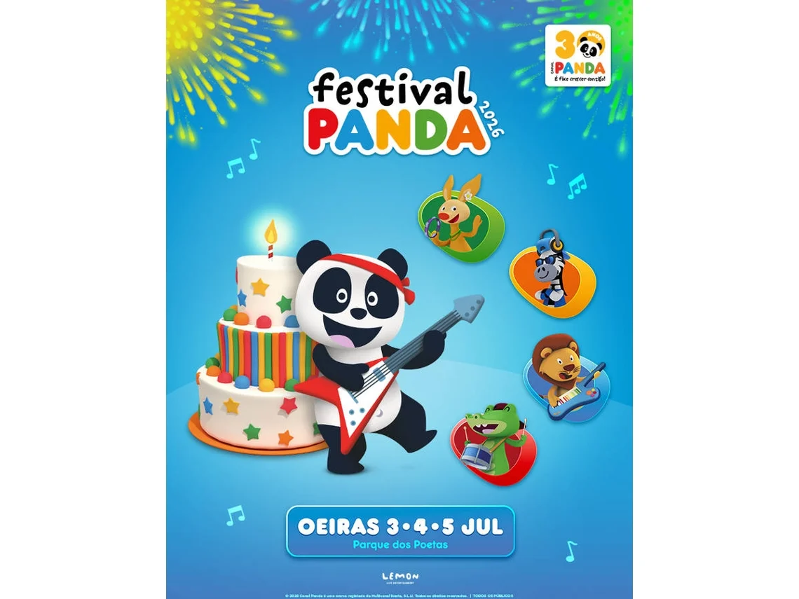 Bilhete FESTIVAL PANDA 2026 | OEIRAS