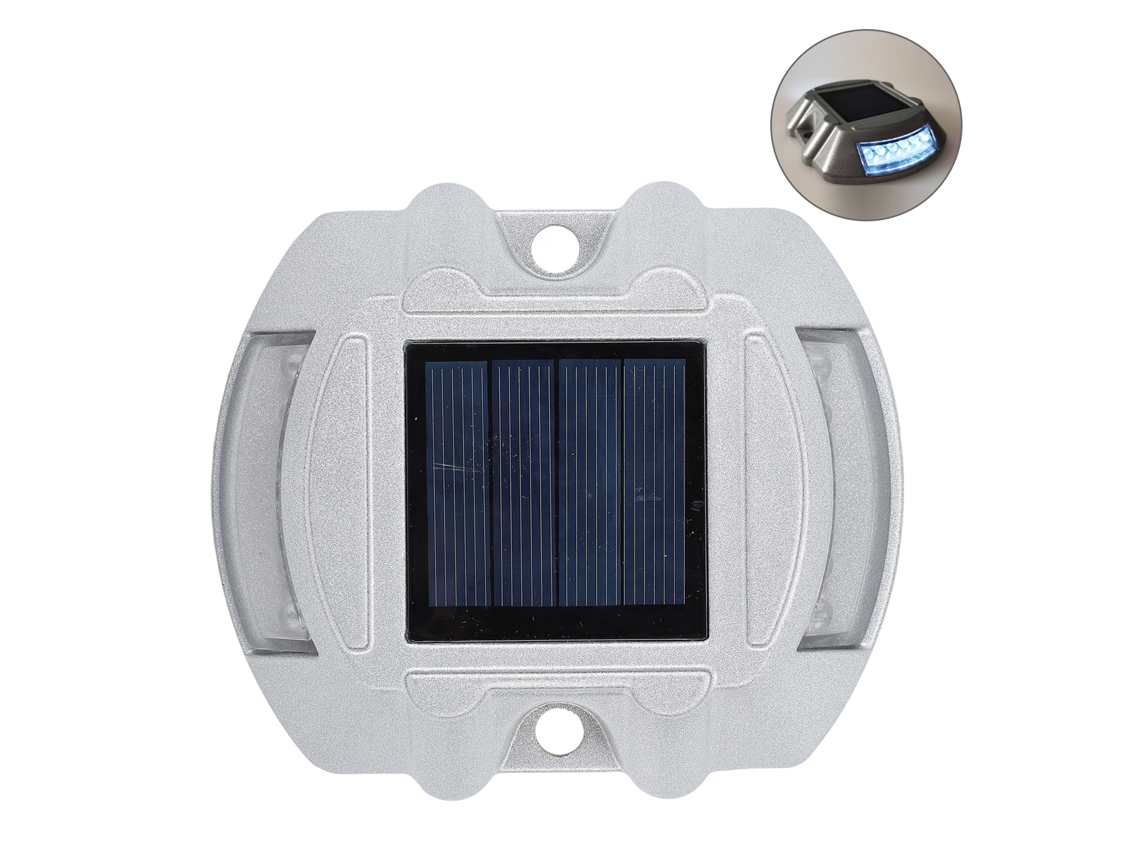 Luz Solar Deck Alumínio Led Ip68 Caminhos Jardim Escadas S/MARCA