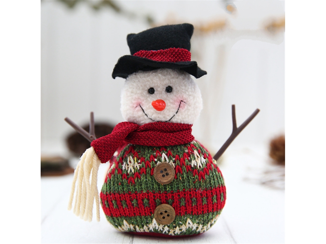 Boneca De Tecido De Natal (presente Para Crianças + Decoração De Mesa) Eoocoo