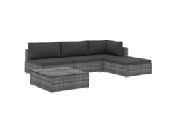 Garden Lounge Set, Garden Lounge Sets Vidaxl Cinzeto Rattan / Vime (n/a)